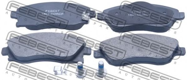 Тормозные колодки FEBEST 1801-CORCF