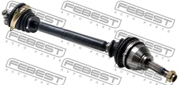Полуось в сборе FEBEST 2414-LOGLH