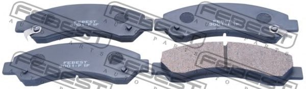Тормозные колодки FEBEST 3001-F1F