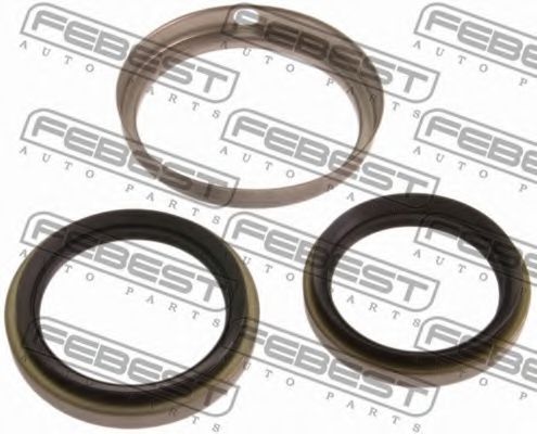 Уплотняющее кольцо, ступица колеса FEBEST KIT4