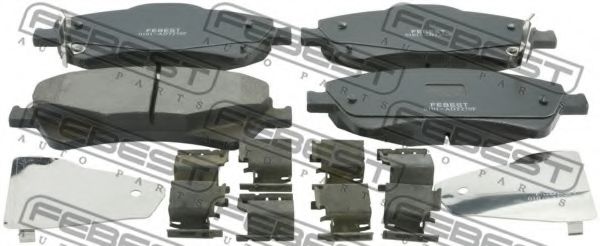Тормозные колодки FEBEST 0101-ADT270F