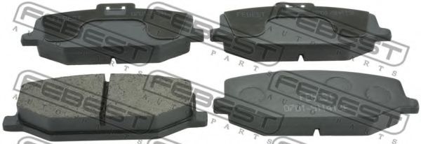 Тормозные колодки FEBEST 0701-SN413F