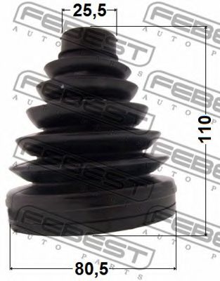 Пыльник шруса FEBEST 1015-J300T Пыльник шруса FEBEST 1015-J300T