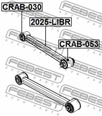 Сайлентблок рычага FEBEST CRAB-053 Сайлентблок рычага FEBEST CRAB-053