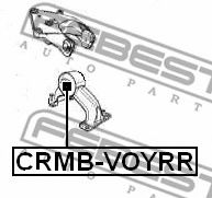 Подушка двигателя FEBEST CRMB-VOYRR Подушка двигателя FEBEST CRMB-VOYRR