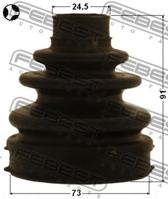 Пыльник шруса FEBEST 0115-ZRT270T Пыльник шруса FEBEST 0115-ZRT270T