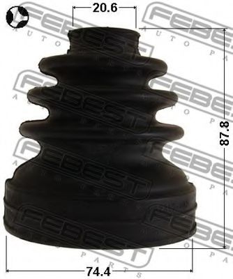 Пыльник шруса FEBEST 0115-ZZE150T Пыльник шруса FEBEST 0115-ZZE150T