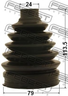Пыльник шруса FEBEST 0117P-1NZFE Пыльник шруса FEBEST 0117P-1NZFE