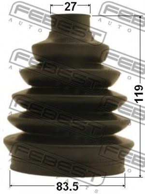 Пыльник шруса FEBEST 0117P-ACV30 Пыльник шруса FEBEST 0117P-ACV30