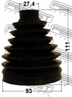 Пыльник шруса FEBEST 0117P-GGL15 Пыльник шруса FEBEST 0117P-GGL15