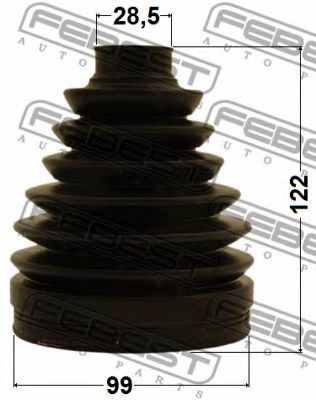 Пыльник шруса FEBEST 0117P-GSL20 Пыльник шруса FEBEST 0117P-GSL20