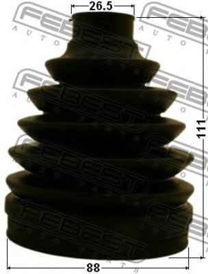 Пыльник шруса FEBEST 0117P-ZNR Пыльник шруса FEBEST 0117P-ZNR