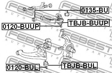 Шаровая опора FEBEST 0120-BUUP Шаровая опора FEBEST 0120-BUUP