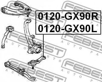 Шаровая опора FEBEST 0120-GX90R Шаровая опора FEBEST 0120-GX90R