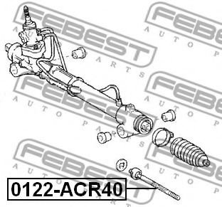 Рулевая тяга FEBEST 0122-ACR40 Рулевая тяга FEBEST 0122-ACR40