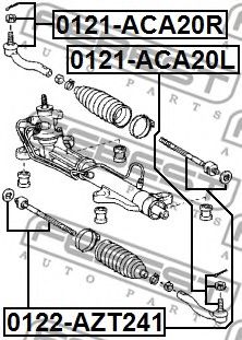 Рулевая тяга FEBEST 0122-AZT241 Рулевая тяга FEBEST 0122-AZT241