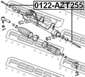 Рулевая тяга FEBEST 0122-AZT255 Рулевая тяга FEBEST 0122-AZT255
