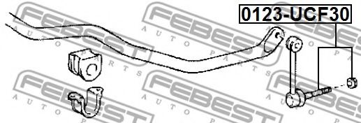 Стойка стабилизатора FEBEST 0123-UCF30 Стойка стабилизатора FEBEST 0123-UCF30