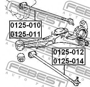 Рычаг подвески FEBEST 0125-011 Рычаг подвески FEBEST 0125-011