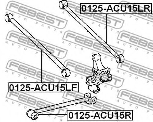 Рычаг подвески FEBEST 0125-ACU15R Рычаг подвески FEBEST 0125-ACU15R