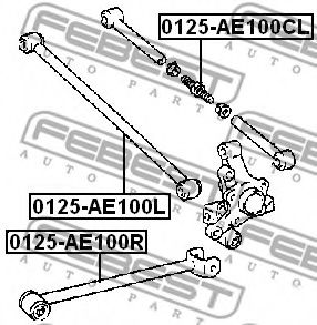 Рычаг подвески FEBEST 0125-AE100CL Рычаг подвески FEBEST 0125-AE100CL