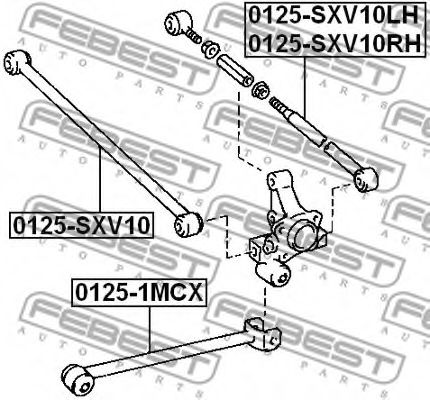 Рычаг подвески FEBEST 0125-SXV10RH Рычаг подвески FEBEST 0125-SXV10RH