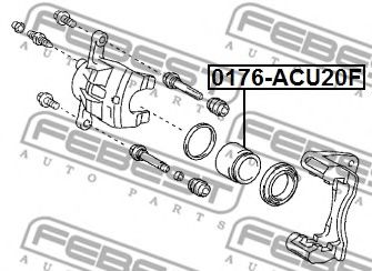 Поршень суппорта FEBEST 0176-ACU20F Поршень суппорта FEBEST 0176-ACU20F