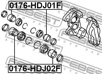 Поршень суппорта FEBEST 0176-HDJ01F Поршень суппорта FEBEST 0176-HDJ01F