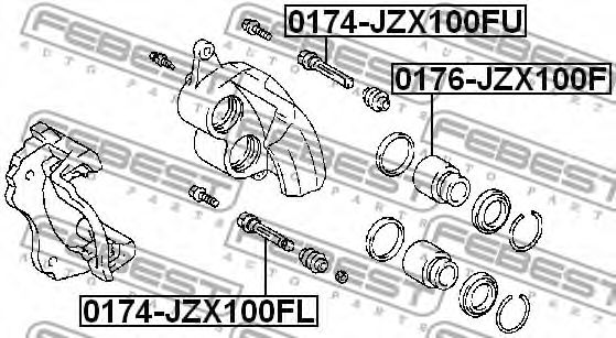 Поршень суппорта FEBEST 0176-JZX100F Поршень суппорта FEBEST 0176-JZX100F