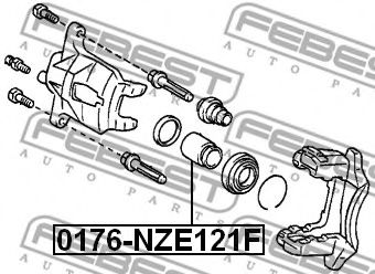 Поршень суппорта FEBEST 0176-NZE121F Поршень суппорта FEBEST 0176-NZE121F