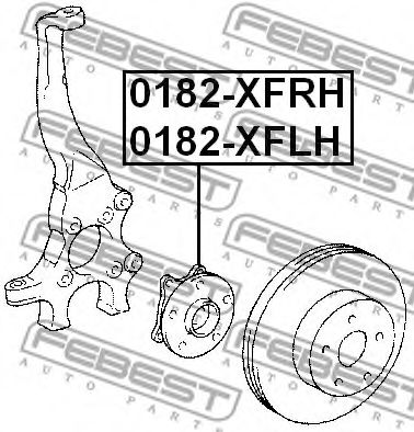 Ступица колеса FEBEST 0182-XFRH Ступица колеса FEBEST 0182-XFRH