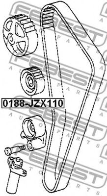 Обводной ролик ремня ГРМ FEBEST 0188-JZX110 Обводной ролик ремня ГРМ FEBEST 0188-JZX110