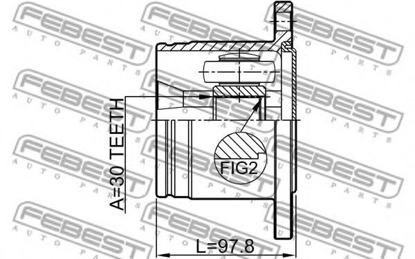 ШРУС FEBEST 0211-R51R ШРУС FEBEST 0211-R51R