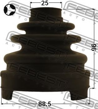 Пыльник шруса FEBEST 0215-Z51T Пыльник шруса FEBEST 0215-Z51T
