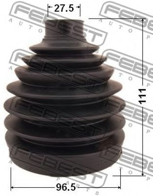 Пыльник шруса FEBEST 0217P-071 Пыльник шруса FEBEST 0217P-071