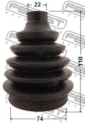 Пыльник шруса FEBEST 0217P-QG15 Пыльник шруса FEBEST 0217P-QG15