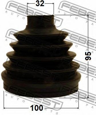 Пыльник шруса FEBEST 0217P-TA60R Пыльник шруса FEBEST 0217P-TA60R