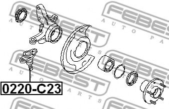 Шаровая опора FEBEST 0220-C23 Шаровая опора FEBEST 0220-C23
