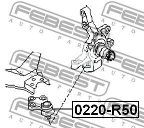 Шаровая опора FEBEST 0220-R50 Шаровая опора FEBEST 0220-R50