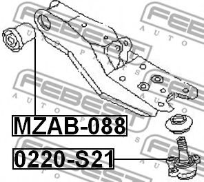 Шаровая опора FEBEST 0220-S21 Шаровая опора FEBEST 0220-S21