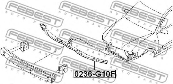 Панель передняя FEBEST 0236-G10F Панель передняя FEBEST 0236-G10F