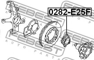 Ступица колеса FEBEST 0282-E25F Ступица колеса FEBEST 0282-E25F