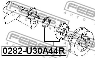 Ступица колеса FEBEST 0282-U30A44R Ступица колеса FEBEST 0282-U30A44R