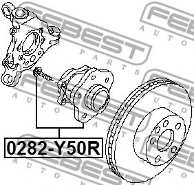 Ступица колеса FEBEST 0282-Y50R Ступица колеса FEBEST 0282-Y50R