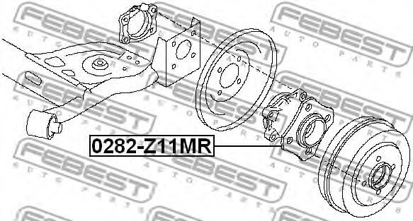 Ступица колеса FEBEST 0282-Z11MR Ступица колеса FEBEST 0282-Z11MR