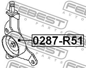 Ролик ремня генератора FEBEST 0287-R51 Ролик ремня генератора FEBEST 0287-R51