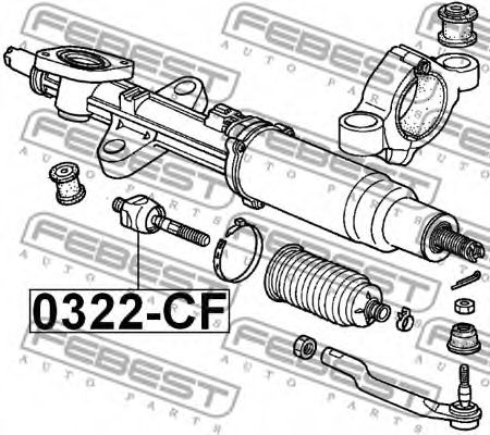 Рулевая тяга FEBEST 0322-CF Рулевая тяга FEBEST 0322-CF