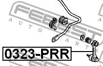 Стойка стабилизатора FEBEST 0323-PRR Стойка стабилизатора FEBEST 0323-PRR