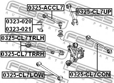 Рычаг подвески FEBEST 0325-CL7UP Рычаг подвески FEBEST 0325-CL7UP