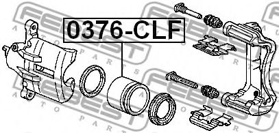 Поршень суппорта FEBEST 0376-CLF Поршень суппорта FEBEST 0376-CLF